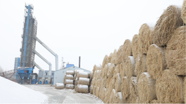 煤炭?jī)r(jià)格高，烘糧利潤(rùn)低，吉林大安市500噸糧食烘干塔改用秸稈大包直燃鍋爐，每天省3萬(wàn)